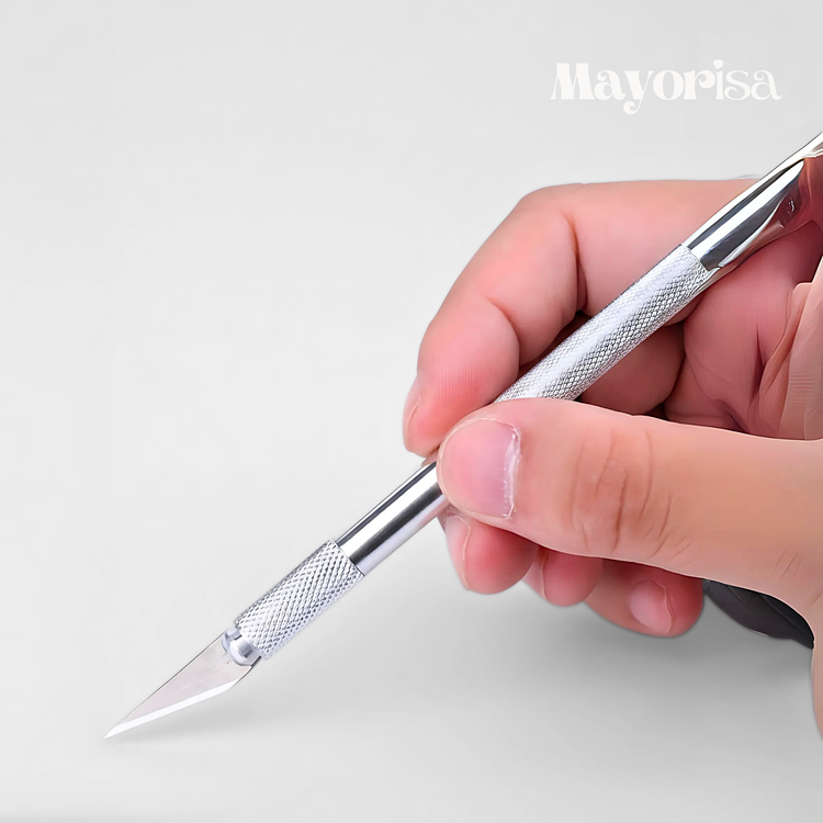 Bisturí de Precisión para Manualidades (Tipo Lapicero)